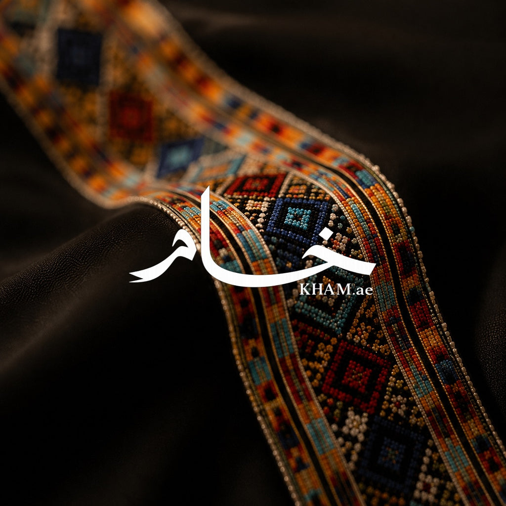 KHAM abaya - fabric detail