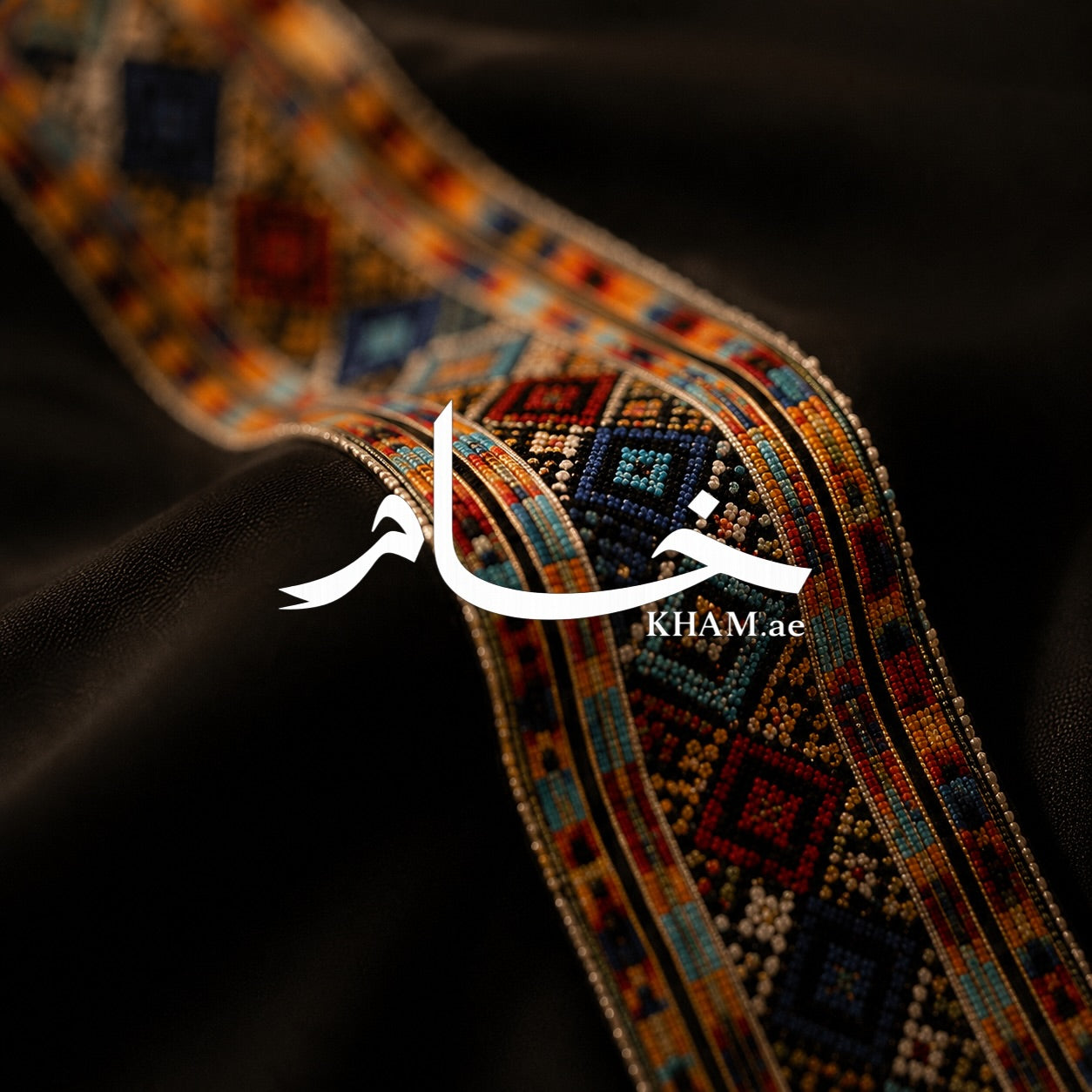 KHAM abaya - fabric detail