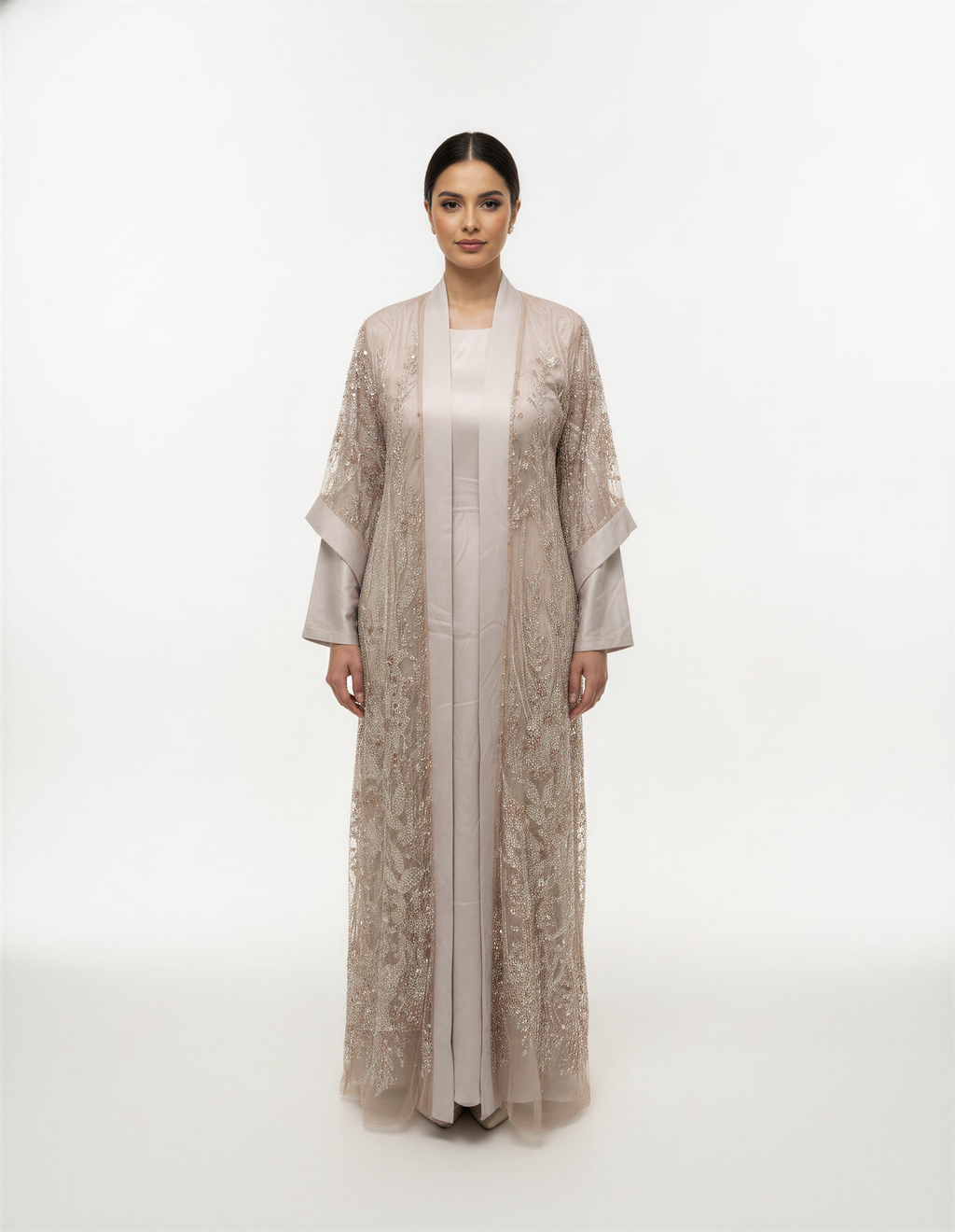 Pearl Beige Abaya