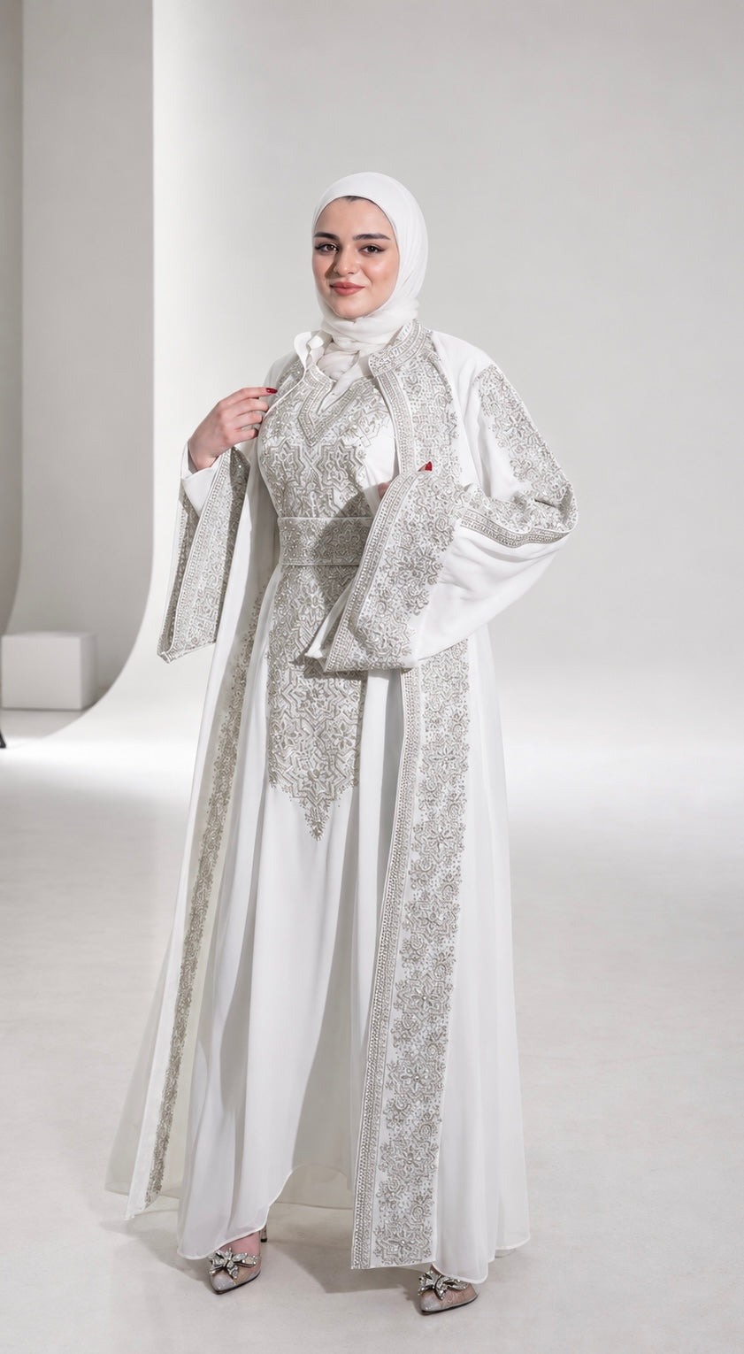 Royal Bloom Abaya