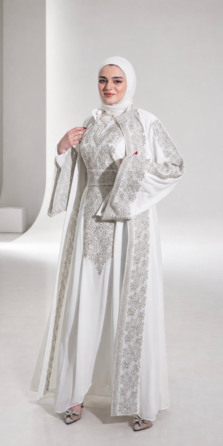 Royal Bloom Abaya