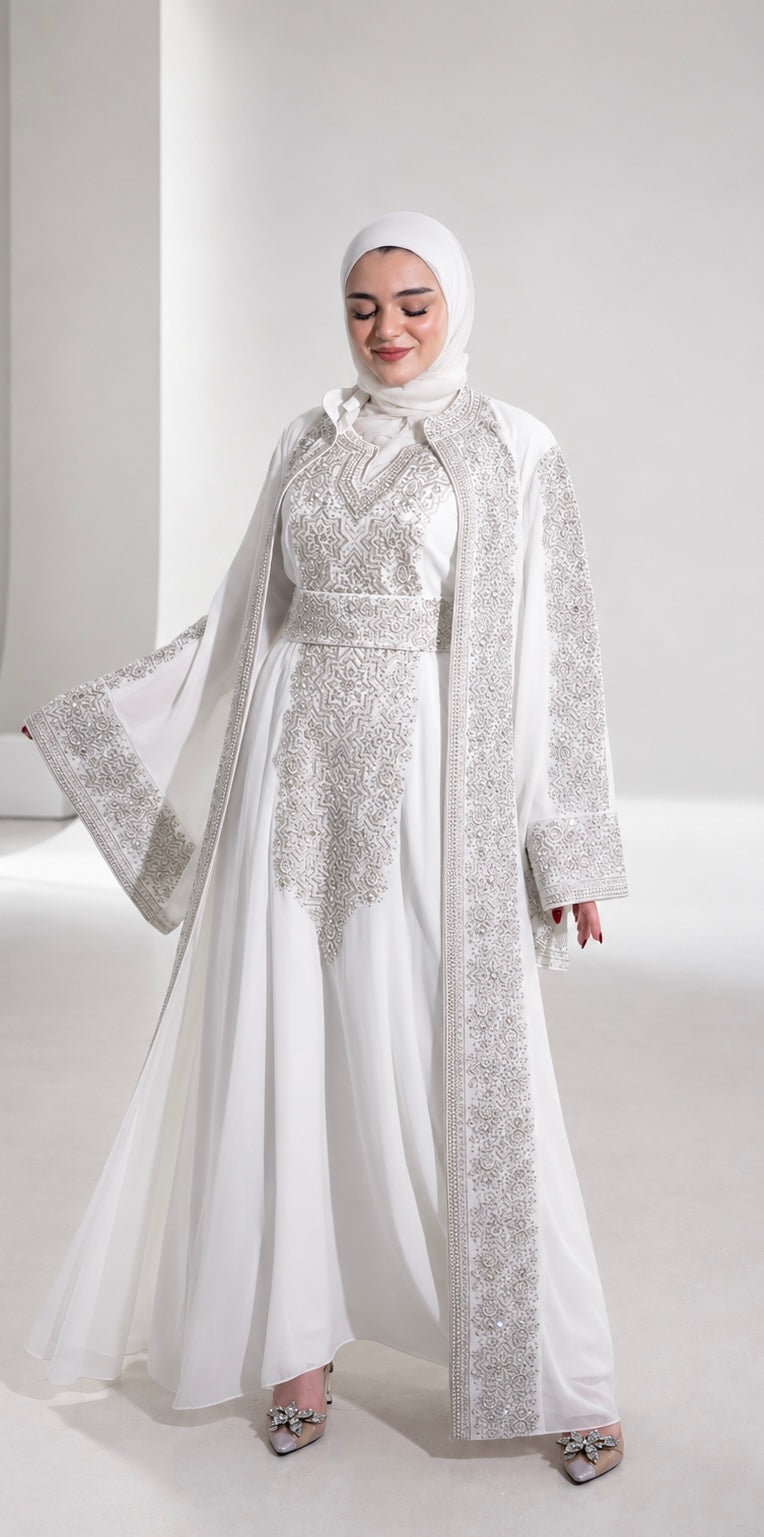 Royal Bloom Abaya
