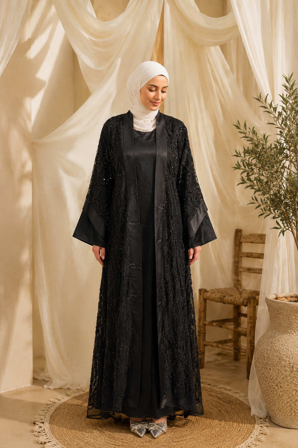 Black Veil Abaya