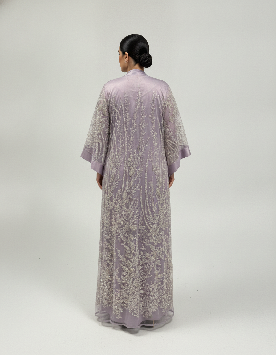 Lavender Garden Abaya