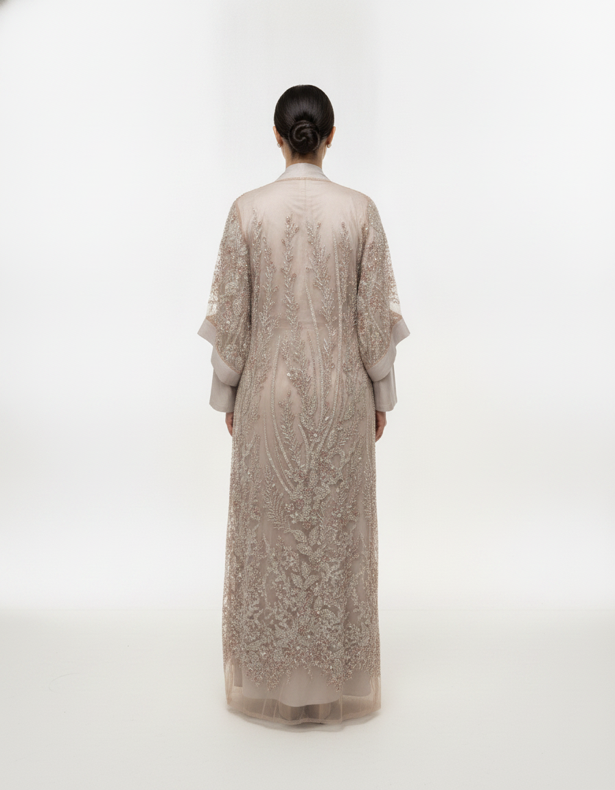 Pearl Beige Abaya