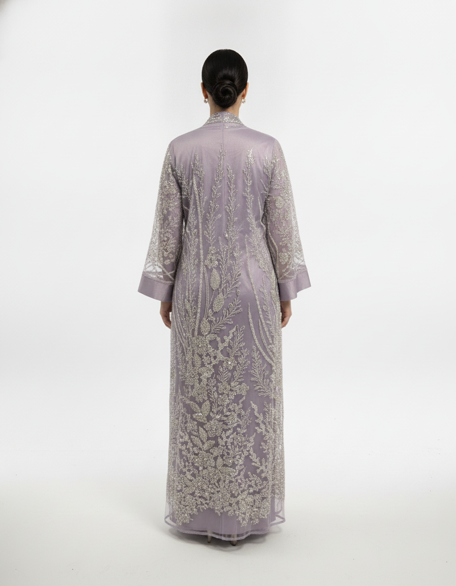 Lavender Garden Abaya