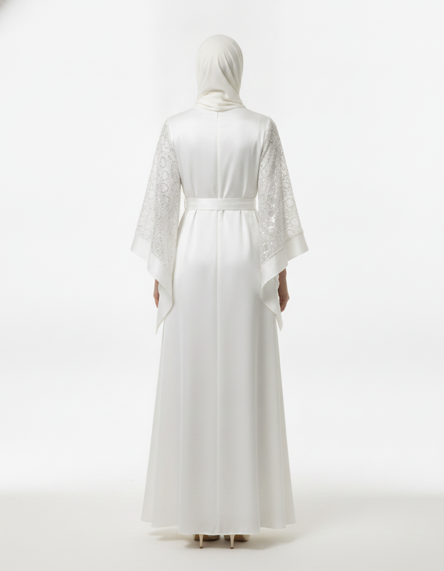 Pastel Halo Abaya