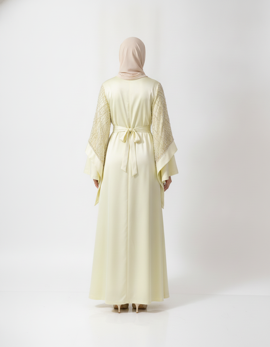 Pastel Halo Abaya