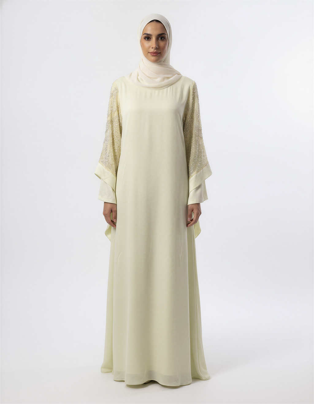Pastel Halo Abaya