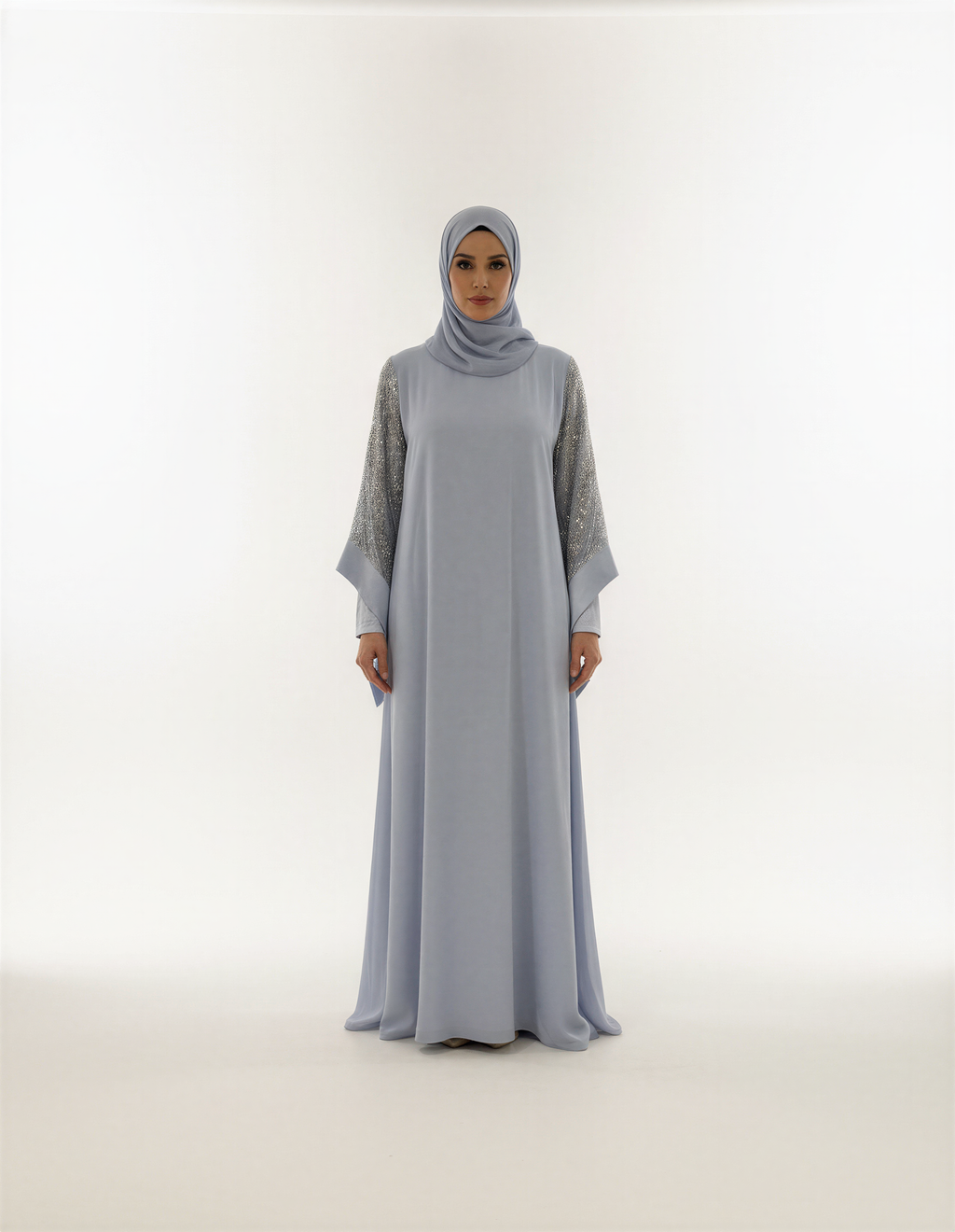 Pastel Halo Abaya
