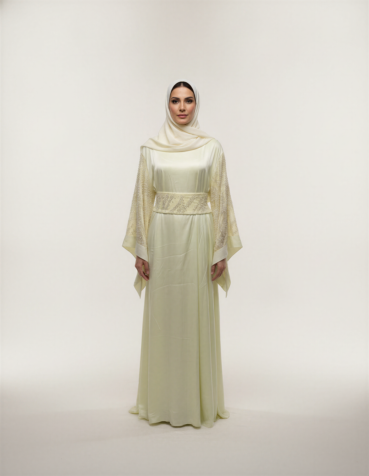 Pastel Halo Abaya