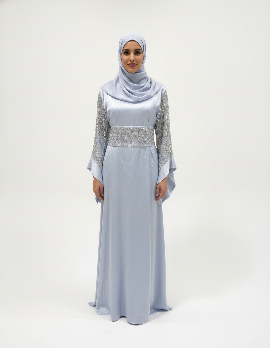 Pastel Halo Abaya