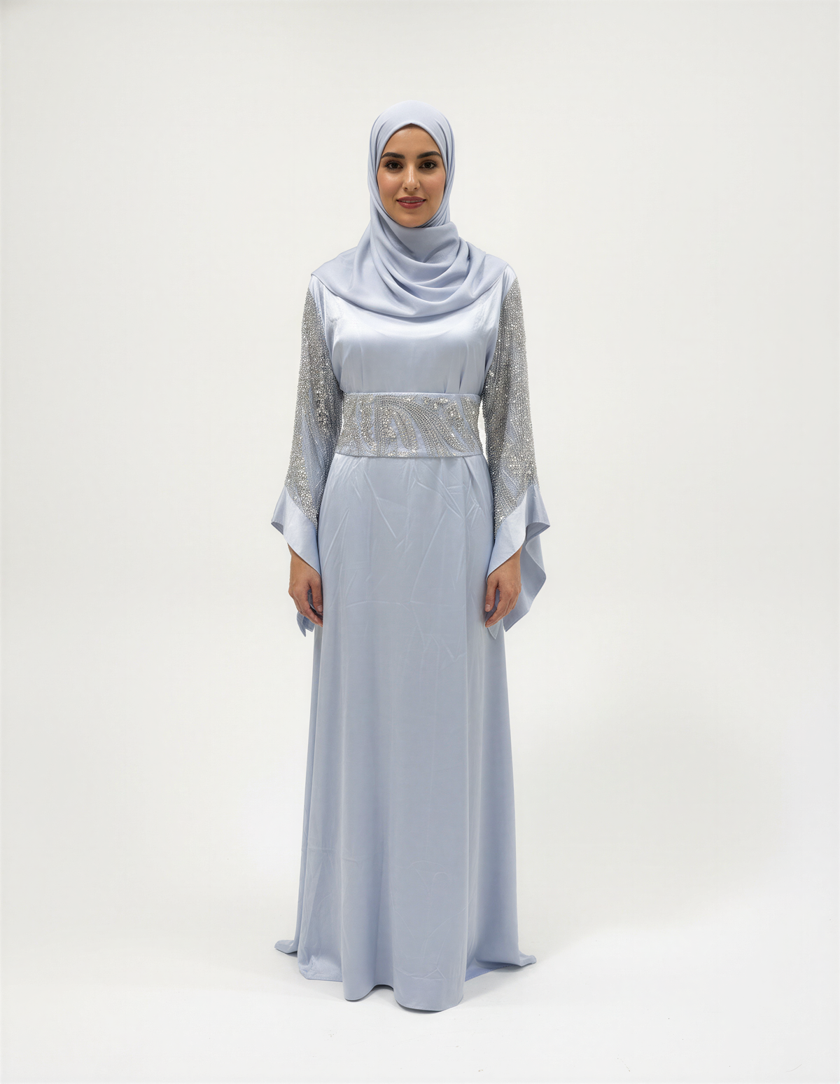 Pastel Halo Abaya