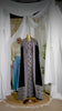 The Embroidered black abaya by KHAM UAE